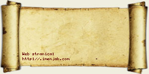 Žaklina Kojić vizit kartica